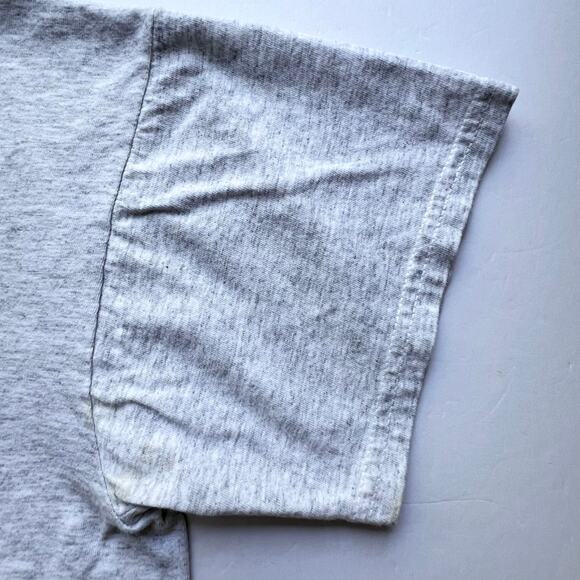 Vintage Mighty Ducks Anaheim Logo 7 Gray T Shirt Baby Tee Yth XL Hockey NHL 90s - Picture 5 of 10